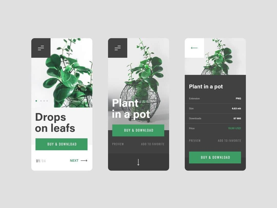 Dribbbleさんのインスタグラム写真 - (DribbbleInstagram)「The plant is in a pot. 6.2 Photo & Design by @matt.wojtas ⠀ ⠀ #dribbble #dribbblers #design #illustration #uidesign #uxdesign」6月30日 7時30分 - dribbble