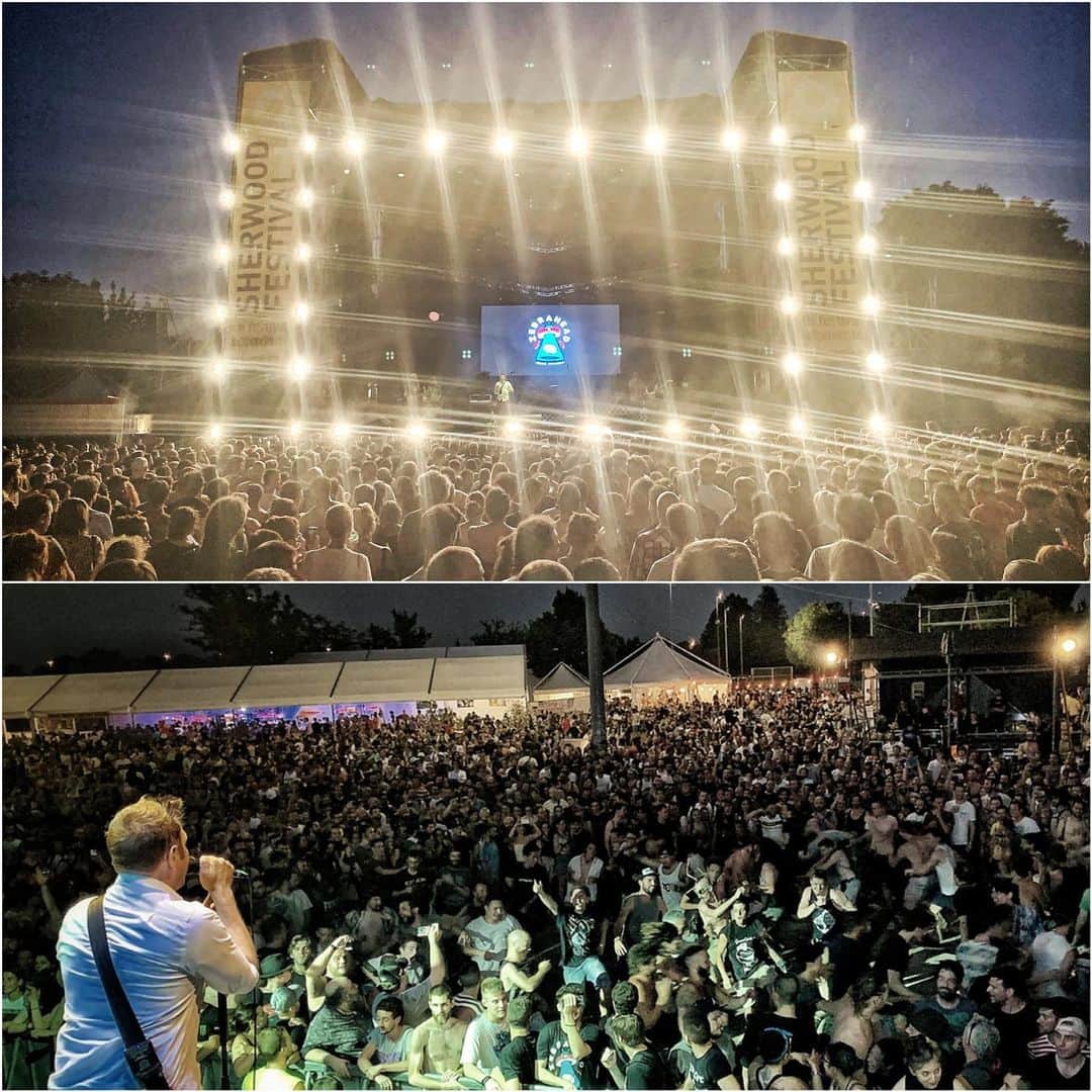 Zebraheadさんのインスタグラム写真 - (ZebraheadInstagram)「@sherwood_festival was awesome tonight!!! Thanks Italy!! It's been fun!! #Zebrahead #braininvaders #sherwoodfestival #padova #italy #evhgear #deanmarkley」6月30日 7時48分 - zebraheadofficial