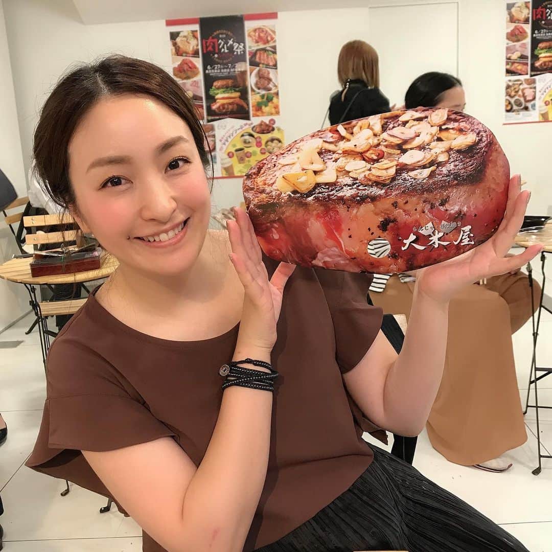 植田佳奈さんのインスタグラム写真 - (植田佳奈Instagram)「#肉グルメ祭」6月29日 23時29分 - ueda__kana