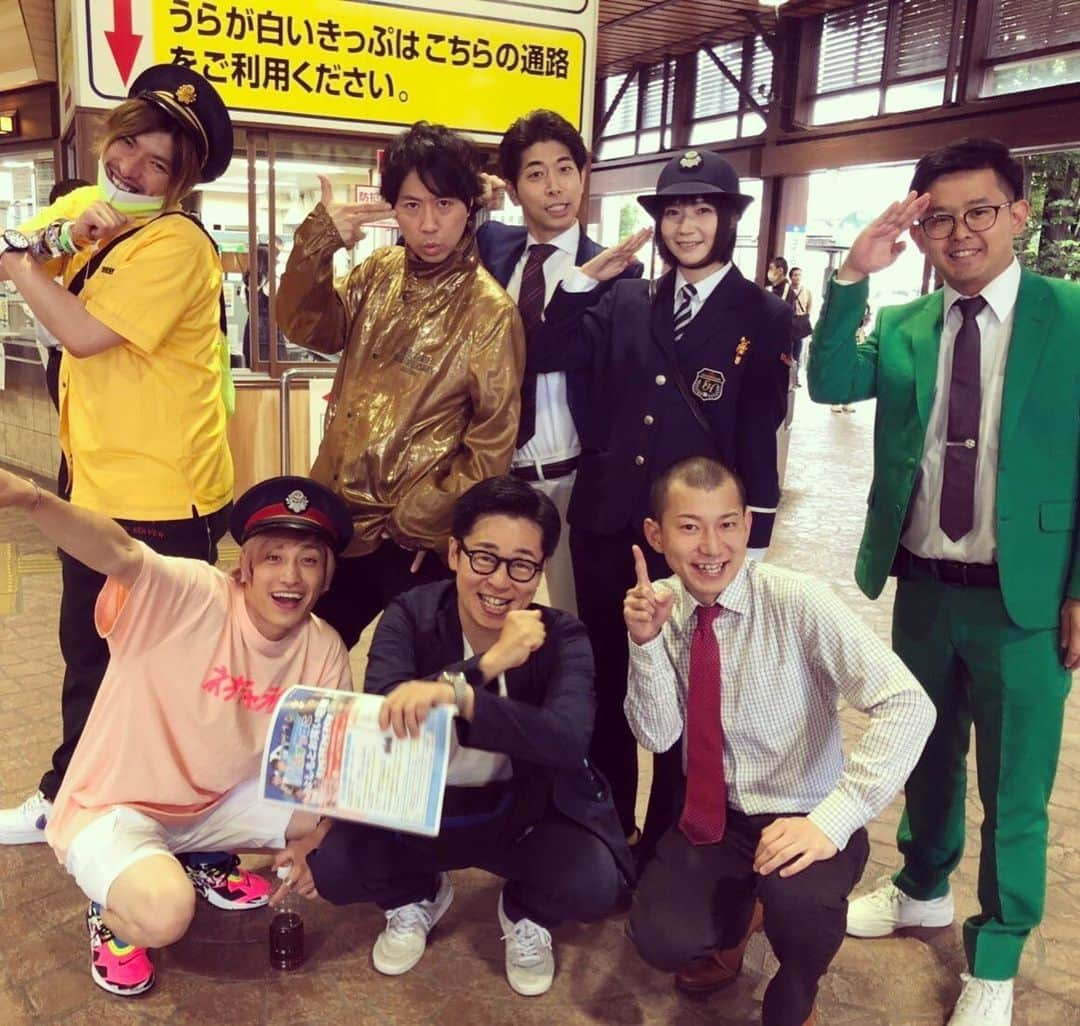 富士彦さんのインスタグラム写真 - (富士彦Instagram)「#いずっぱこ #よしもと #お笑い電車 #スカチャン #EXIT #鈴川絢子 #ぬまんづ #富士彦 #満員御礼 御乗車ありがとう御座いましたm(_ _)m 楽しかった〜(^^)」6月29日 23時43分 - kunugifujihiko