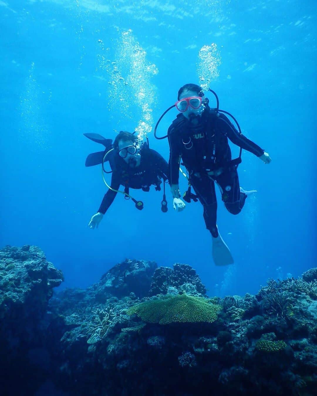 ドーキンズ英里奈さんのインスタグラム写真 - (ドーキンズ英里奈Instagram)「Under the sea🐠 ⠀ ダイビングにきています！ 毎日、海の中をゆらゆら☺️💓 ⠀ ライセンスも頑張ってます！ 青の世界…うっとり。 ⠀ ⠀ #ダイビング #ダイビング女子  #沖縄  #沖縄ダイビング #ケラマブルー  #沖縄の海 #海の中 #okinawa #kingfisher」6月29日 23時53分 - erinadawkins