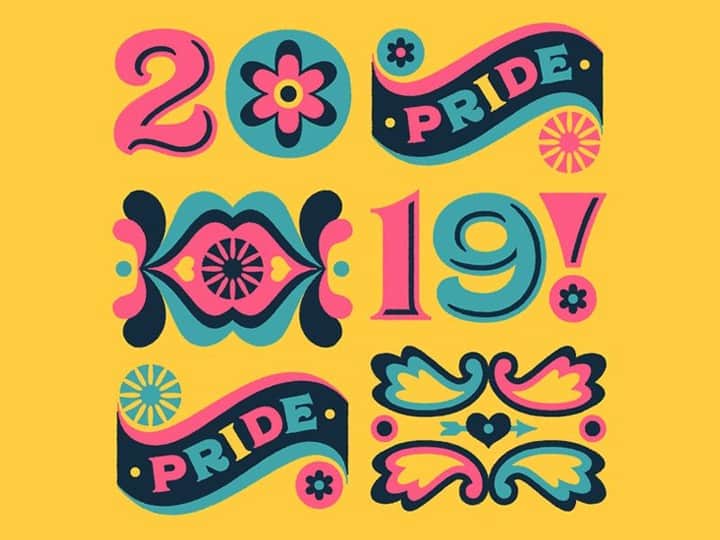 Dribbbleさんのインスタグラム写真 - (DribbbleInstagram)「Happy Pride! by @lisaengler⠀ ⠀ #dribbble #dribbblers #design #illustration #PrideMonth2019」6月30日 3時02分 - dribbble