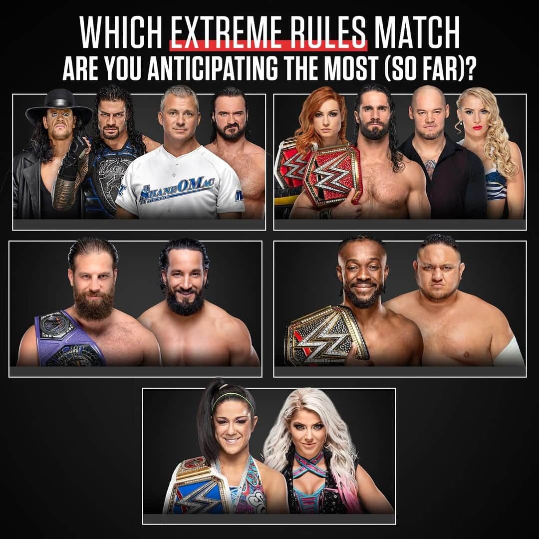 WWEさんのインスタグラム写真 - (WWEInstagram)「Who's ready to get EXTREME? #ExtremeRules」6月30日 4時00分 - wwe