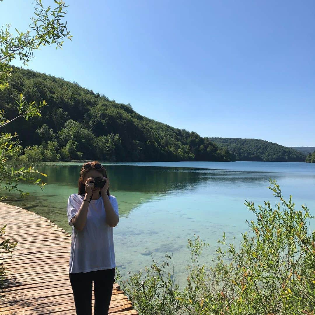 オ・ヨンギョン のインスタグラム：「#plitvickajezera #seoin_croatia #croatia #크로아티아 #플리트비체」