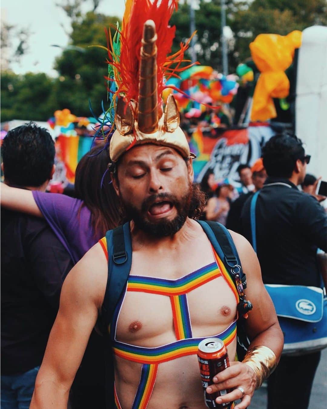 Chad Santosさんのインスタグラム写真 - (Chad SantosInstagram)「#mexicocity #marchalgbt #pride2019 #pride #portraitphotography #portrait #streetphotography  #reportagespotlight」6月30日 17時09分 - elchadsantos