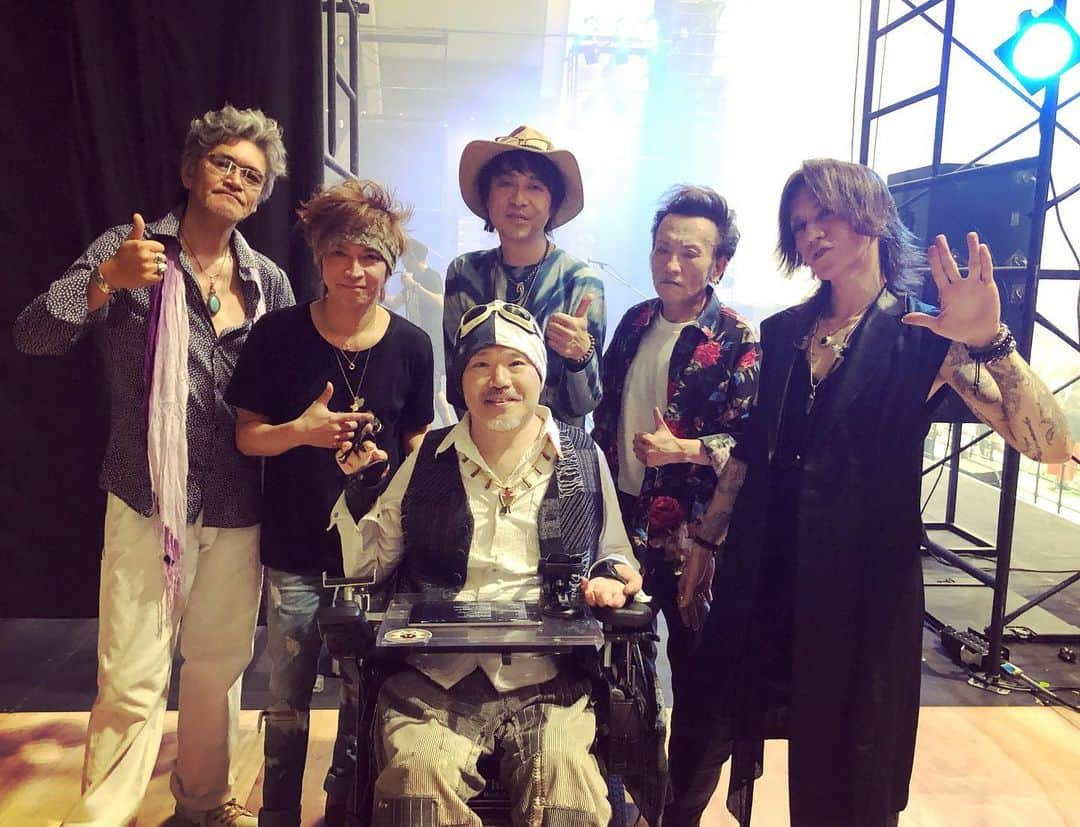 SUGIZOさんのインスタグラム写真 - (SUGIZOInstagram)「with ROGUE&INRN @ GBGB (´༎ຶㅂ༎ຶ`)✧」6月30日 9時34分 - sugizo_official