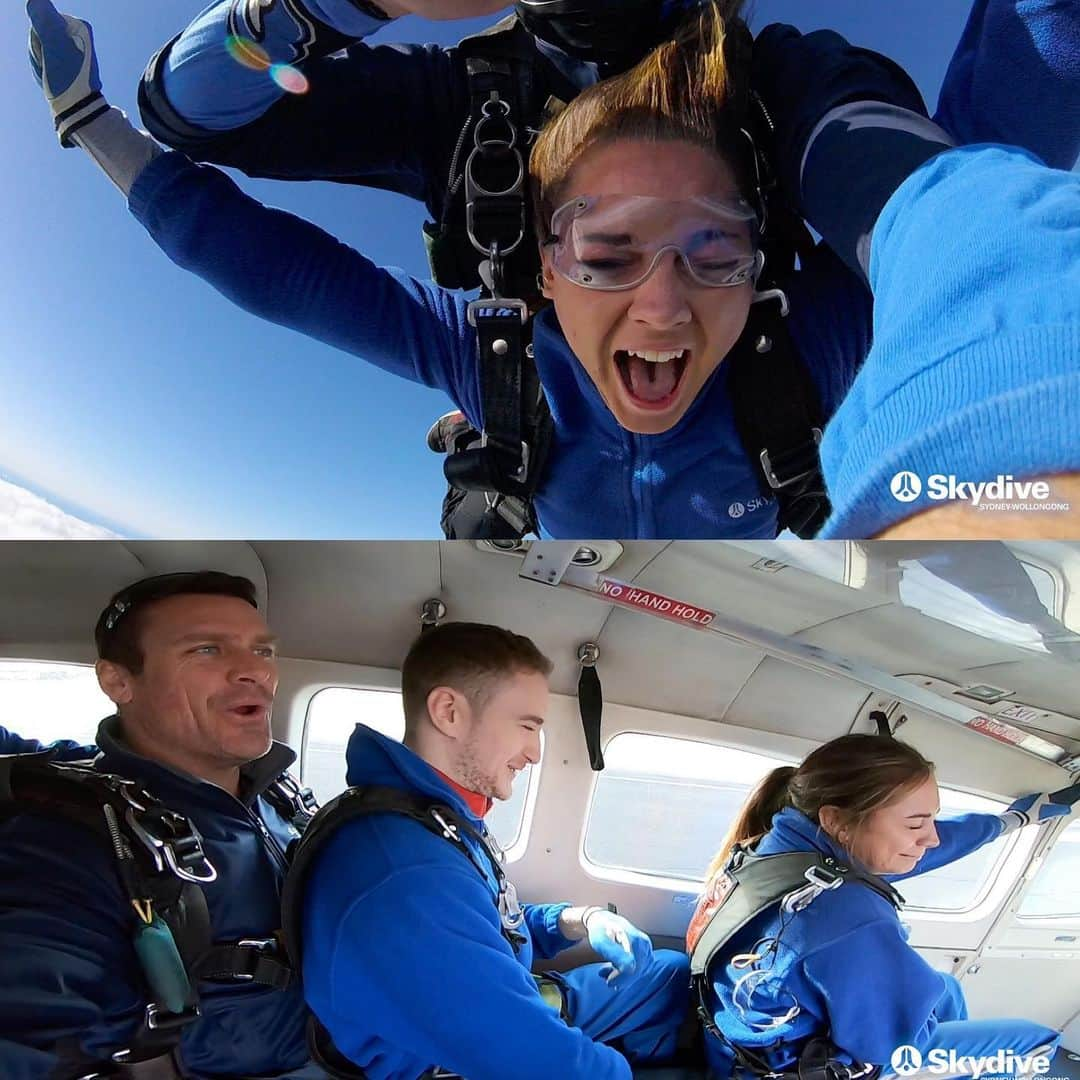 エラ・ネルソンさんのインスタグラム写真 - (エラ・ネルソンInstagram)「Today I faced my biggest fears (heights and flying) and threw myself out of a plane ✈️ 10/10 recommended. 10/10 need a coffee. 10/10 need to go again to get better free falling photos 😂😭」6月30日 9時52分 - ellanelson200