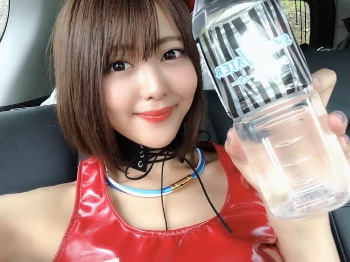 比良祐里のインスタグラム：「水分補給はSHOWATER😎💓 #FLEX #FLEXGIRL #ラリーチャレンジin渋川  #TGRラリーチャレンジ」
