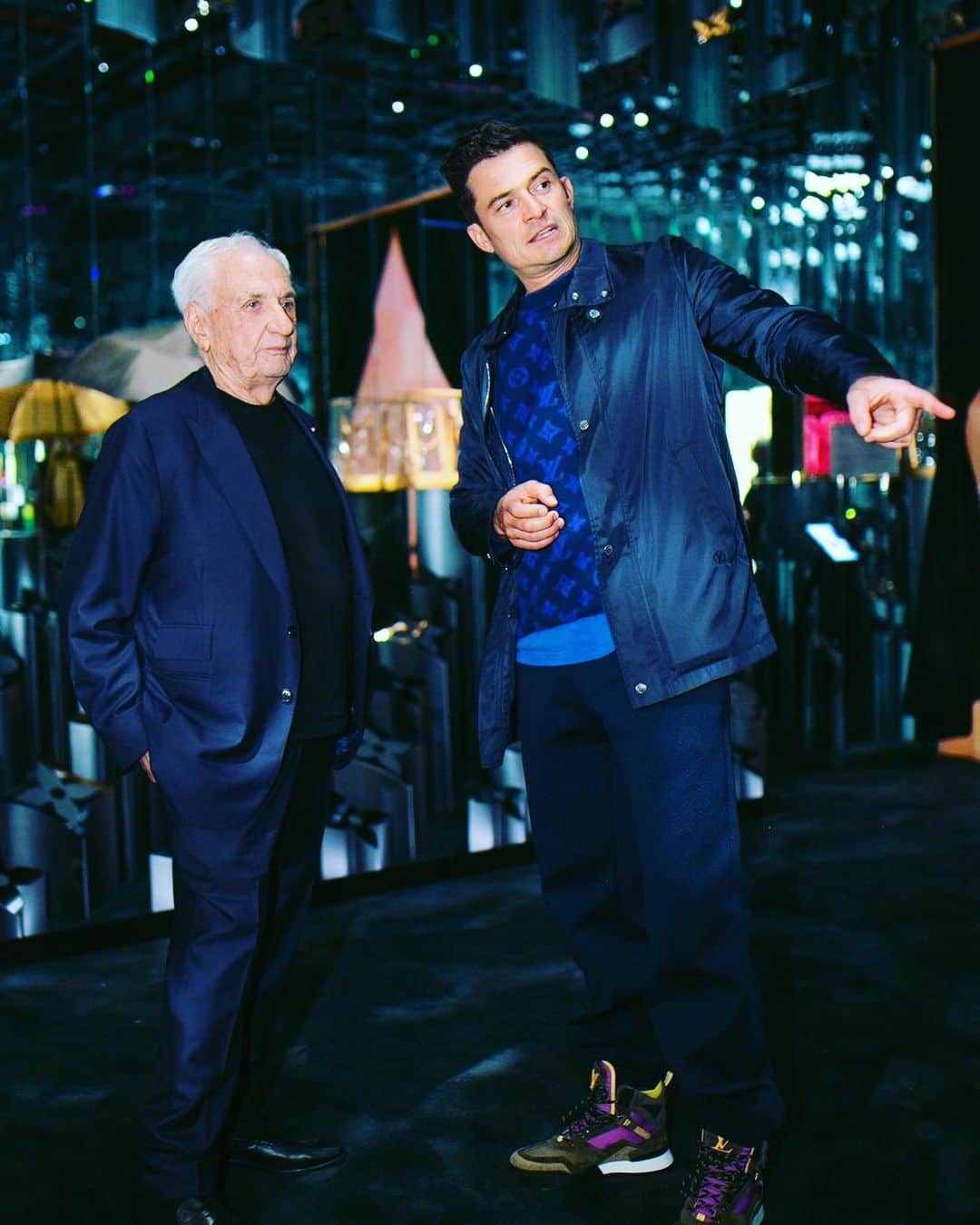 オーランド・ブルームさんのインスタグラム写真 - (オーランド・ブルームInstagram)「Met one of my heroes architect Frank Gehry! Thank you @louisvuitton」6月30日 11時17分 - orlandobloom