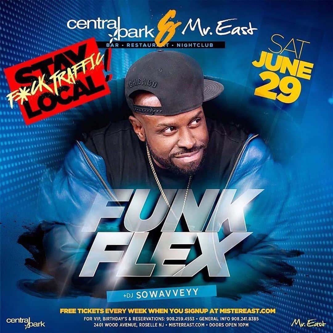 ファンクマスター・フレックスのインスタグラム：「TONIGHT!!! Yes!!!! @funkflex x @litdigitaldjs」