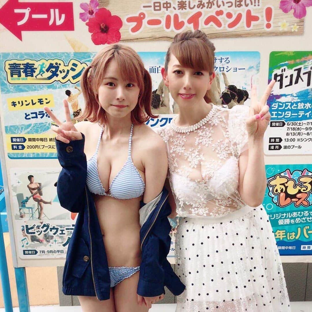 大原かおりさんのインスタグラム写真 - (大原かおりInstagram)「👯‍♀️📷 6月22日の『ホリエモン×100人のグラビア美女・fresh!撮影会』は👯‍♀️💕 朝からお天気が怪しかったのですが。。 途中ビックリする位にどしゃ降りになり…🤣☔️ メイクの真奈美さん @manamin6286 に何度もメイクを直してもらって、髪の毛を巻き直してもらい挑みました〜🤣💦💞 真奈美さん、いっぱいいっぱいありがとうございました❤️ ☺︎ そして3セット行われたグラビア教室で、雨の中でも笑顔で一生懸命に頑張ってくれた 💓橘まりやちゃん @mariya_tachibana_official ・ 💓瀬戸栞ちゃん @shiori_seto ・ 💓みすずちゃん @mii717_ ・ 本当にありがとうございました😘❤️ 若くてピチピチしていて、皆とっても可愛かったです👯‍♀️❣️ 天真爛漫な笑顔に心惹かれました💞 これからも思いっきりお仕事頑張ってくださいヽ(´∀｀)ノ📷💕 お疲れ様でした💛💛💛 ☺︎ ホリエモンチャンネルのカメラも入り、グラビア教室にホリエモンさんも来てくださりとっても楽しいfresh!撮影会でした👯‍♀️🎥💗 * #Fresh #撮影会 #よみうりランド #ホリエモン #グラビア美女 #グラビア教室 #橘まりや #瀬戸栞 #みすず #グラビア #グラドル #ビキニ #水着 #ポージング #伝授 #私は #お局 #女教師 #👯‍♀️💕#gravure #sexy #belfie #被写体 #撮影 #shooting #instagravure #女子力向上委員会 #フレッシュ撮影会 #楽しかった #🍑」6月30日 13時27分 - oharagaori_otty