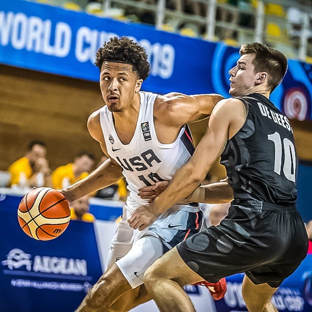 USA Basketballさんのインスタグラム写真 - (USA BasketballInstagram)「111-71. The USA Men’s U19 World Cup Team opens the redemption tour in Crete with a big win over New Zealand.」6月30日 13時28分 - usabasketball