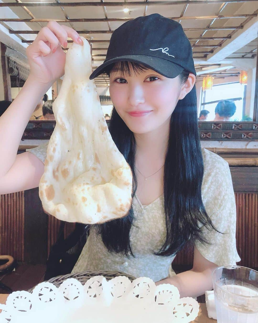 川上礼奈さんのインスタグラム写真 - (川上礼奈Instagram)「. ナマステ〜🐫🇮🇳❤︎ #もぐもぐれなぴょん」6月30日 13時56分 - kawakami_rena