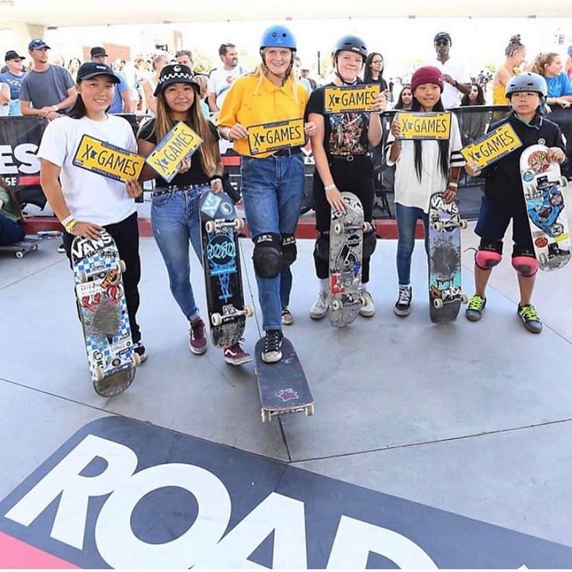 のインスタグラム：「Minneapolis ‼︎❤︎ Thank you Boise Idaho @xgames ☺️. #xgames #boise #skatelife #skateboardingisfun」