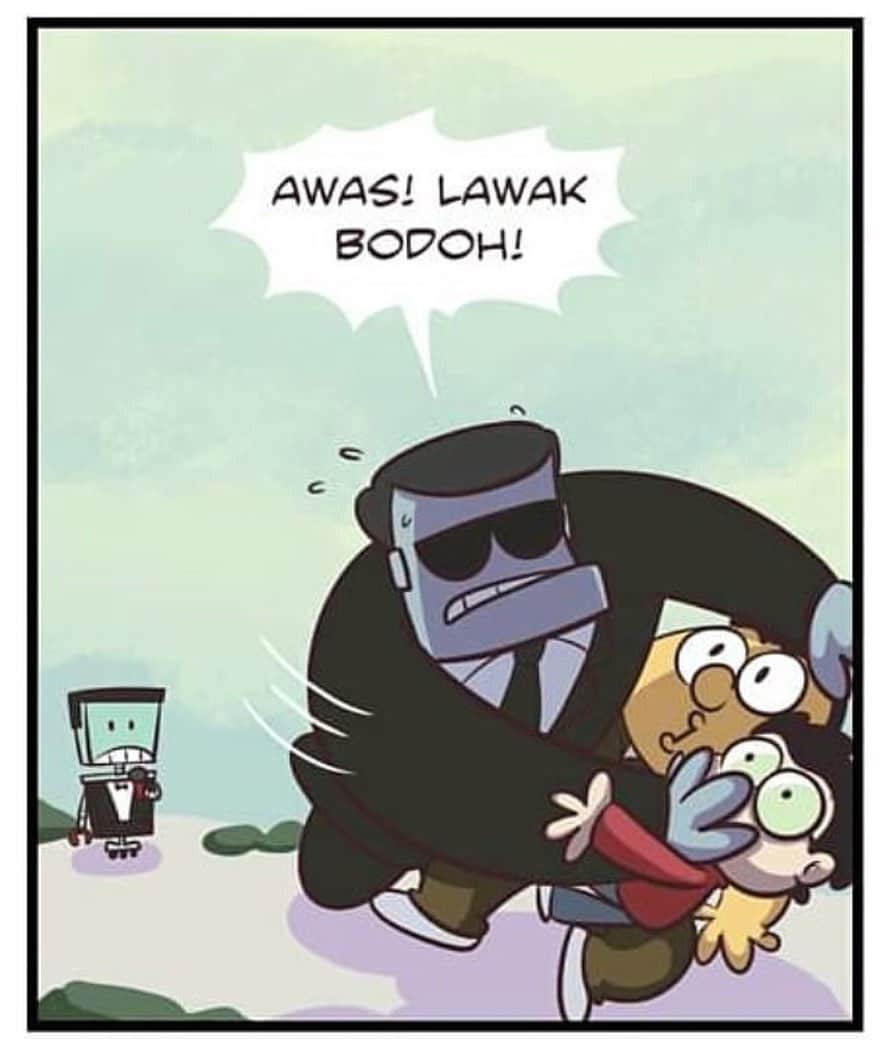 Koleksi Komik Malaysiaさんのインスタグラム写真 - (Koleksi Komik MalaysiaInstagram)「#Repost @penselspana with @get_repost ・・・ Bodyguardbod, si robot pelindung. (feat. Tekabot)  #komikmalaysia #gengkomik #kartun」6月30日 15時39分 - tokkmungg_exclusive
