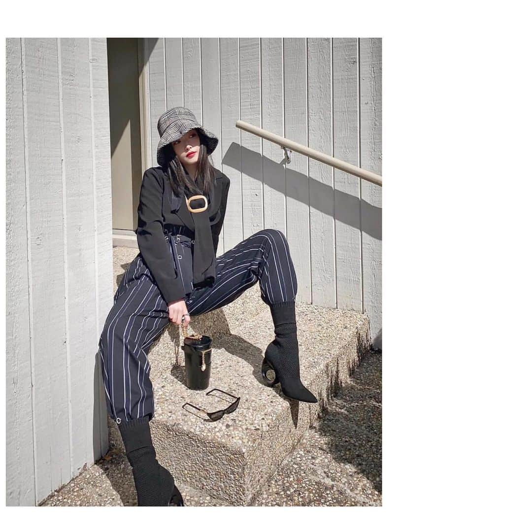 シューマッハさんのインスタグラム写真 - (シューマッハInstagram)「#BUCKETHAT #LOVE  @itskaykayleigh wearing #dorotheeschumacher 🔥 #accessories #prefall19 #TheMuse #sundays #ootd #styleinspiration」7月1日 1時52分 - dorotheeschumacher