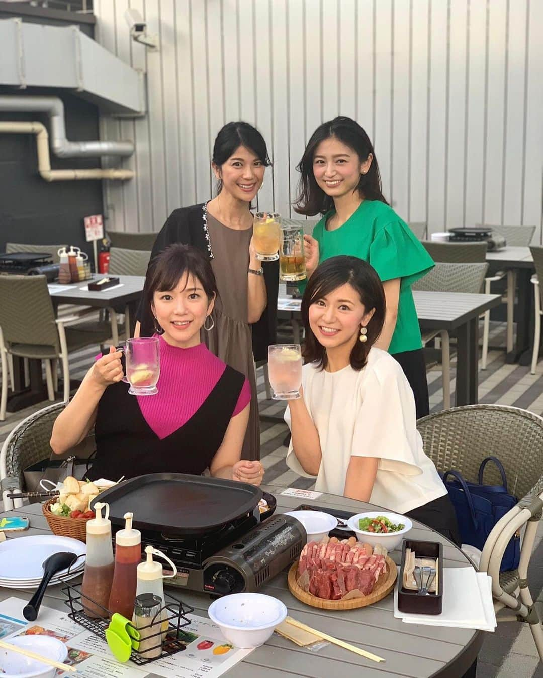 有地佐哉香さんのインスタグラム写真 - (有地佐哉香Instagram)「6月もあっという間 今月もよく笑ったなぁ ・ ・ 夏始まりました #今年初 #令和初 #ビアガーデン  #NB #定例会 ・ ・ Happy Birthday #中高同級生 #お誕生日おめでとう #アフターヌーンティー  #アマン東京 ・ ・ happy続きのアナセミ同期 #アナウンサー #同期 ・ ・ インドの素敵なお皿を頂きました 象は幸せの象徴なんだって みんな、ありがとう #中高同級生 #india」6月30日 20時09分 - arichi_sayaka