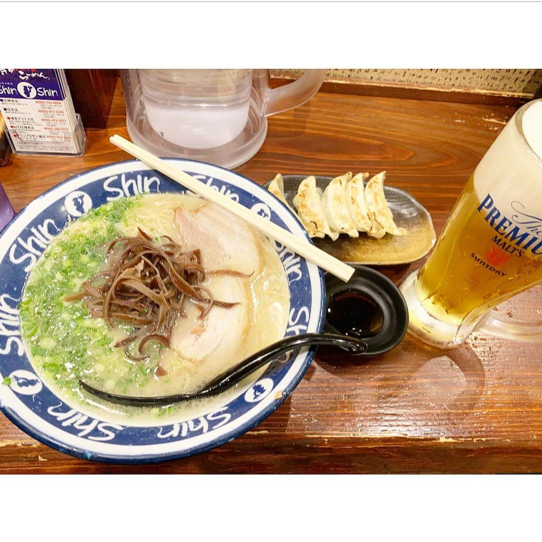 武藤京子さんのインスタグラム写真 - (武藤京子Instagram)「* ＠福岡 にて * ちゃっかり食べた 美味しいものたち * #天ぷらひらお  #ラーメン海鳴  #shinshin  #武藤ちょい飲み  #ブログ更新しました  #プロフィールにブログのリンク貼ってます」6月30日 20時51分 - kyokomuto0628