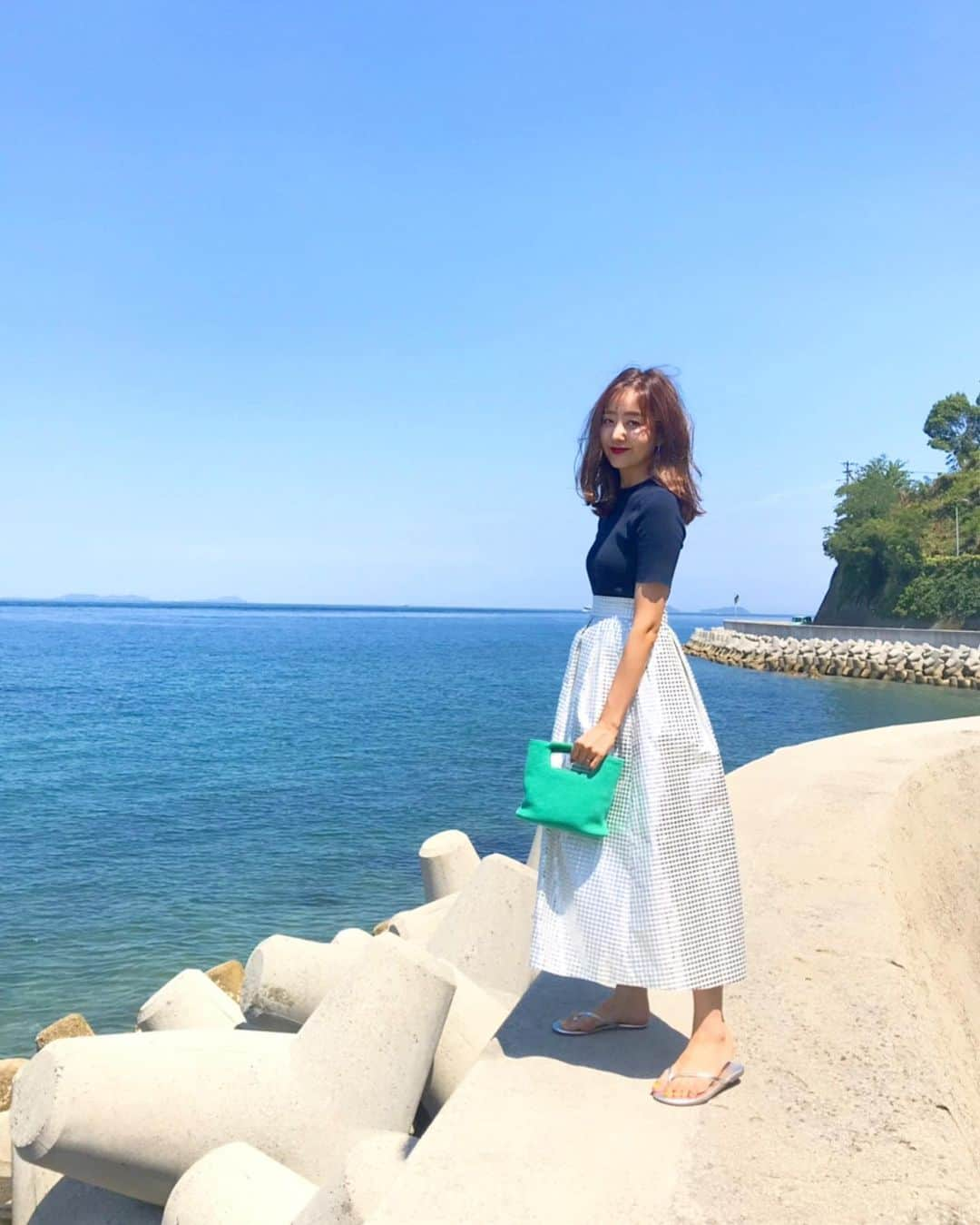 西村彩香さんのインスタグラム写真 - (西村彩香Instagram)「. . 懐かしい場所🐳 . . この景色が大好き❤」6月30日 21時23分 - leimoni_n