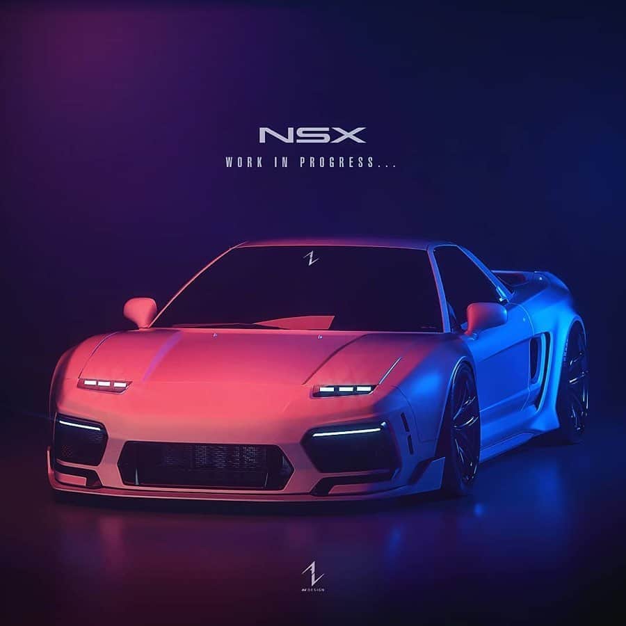 CARLiFESTYLEさんのインスタグラム写真 - (CARLiFESTYLEInstagram)「Thoughts on this Modernized Acura NSX? Render by @arnold_design #carlifestyle #NSX」6月30日 22時04分 - carlifestyle