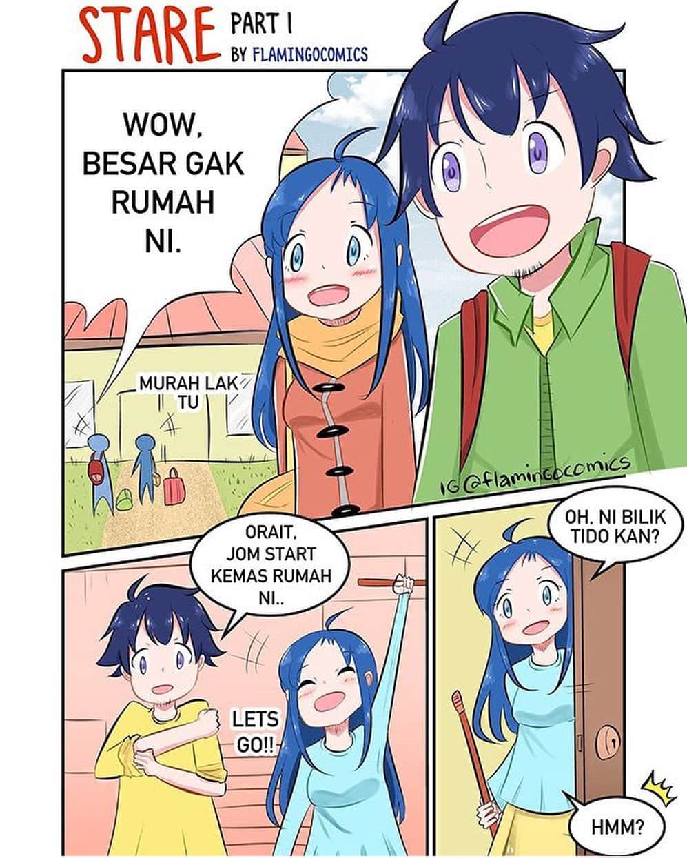 Koleksi Komik Malaysiaさんのインスタグラム写真 - (Koleksi Komik MalaysiaInstagram)「#Repost @flamingocomics with @get_repost ・・・ STARE PART 1 - Baca dari KIRI ke KANAN —> . Mungkin akan sampai part 3 je kot.. TAG KAWAN KORG SKALI . Dont forget to LIKE & SHARE (KASI KREDIT!) . Jangan lupa Follow IG ni: @zonkucing . LINE STICKER: http://line.me/S/sticker/1257480 MY WEB COMIC: goo.gl/SjadhL FACEBOOK: Flamingo Arts & Comics - Malaysia . #komikmalaysia #koleksikomikmalaysia #randomcomic #gengkomik #malaysiancomics #malaysiancomic #hantumalaysia #komikhantu #komikseram」6月30日 22時35分 - tokkmungg_exclusive