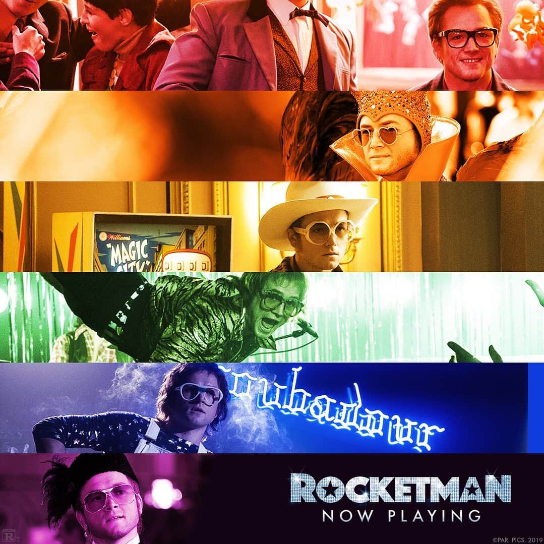 エルトン・ジョンさんのインスタグラム写真 - (エルトン・ジョンInstagram)「Happy #WorldPride! 🏳️‍🌈 It was so important that @rocketmanmovie told my story as a gay man and my journey to becoming a proud member of the LGBTQ+ community. #Rocketman 🚀 is now playing in theatres everywhere.」6月30日 23時18分 - eltonjohn