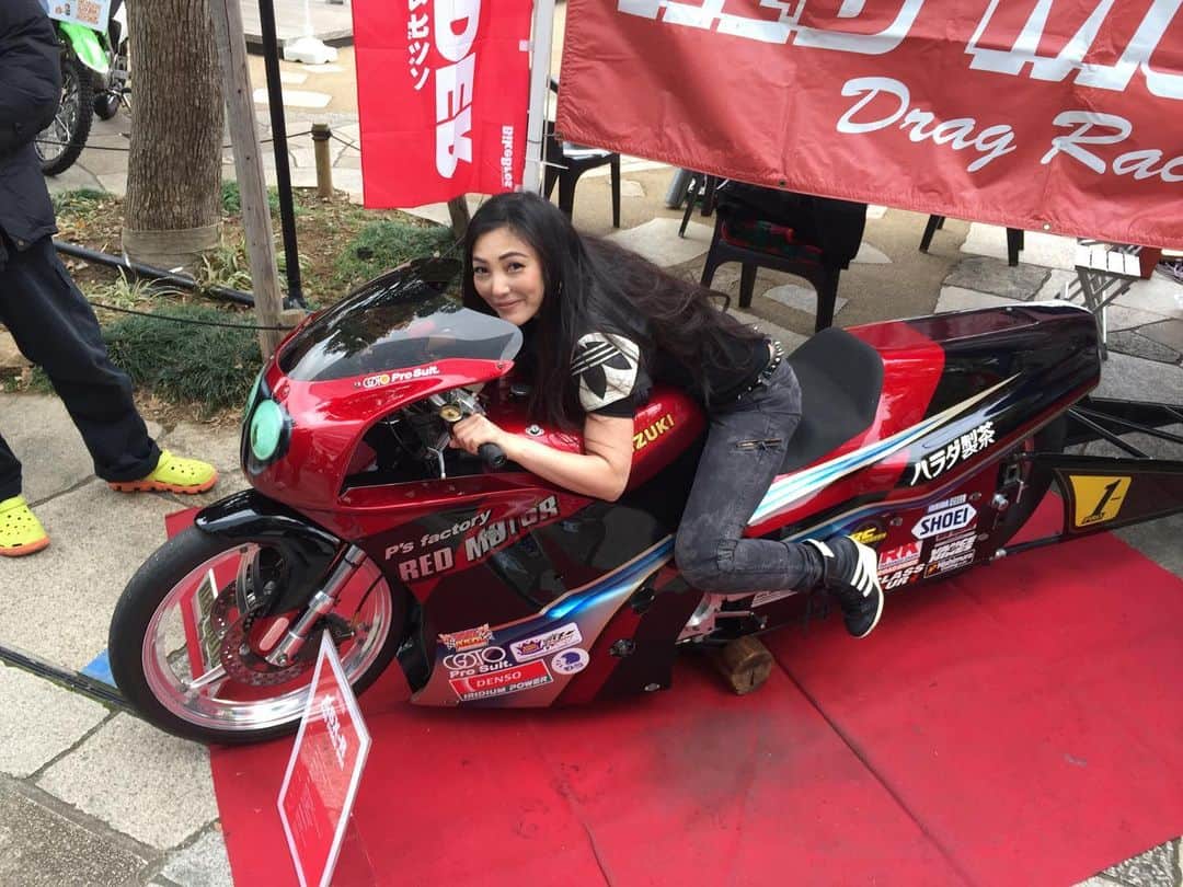 福山理子さんのインスタグラム写真 - (福山理子Instagram)「バイクブロス祭り #バイクブロスまつり2018 #イヌメンZ #バイク女子」6月30日 23時19分 - rikofukuyama