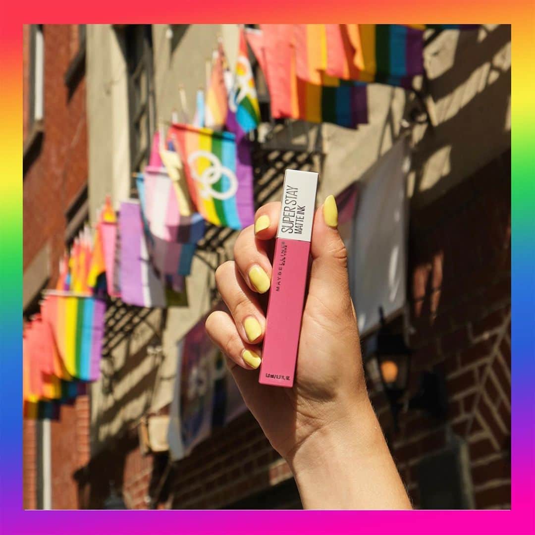 Maybelline New Yorkさんのインスタグラム写真 - (Maybelline New YorkInstagram)「Wishing everyone a happy #pride! 🌈 We can’t wait to see all the looks you’re rockin’ today, so make sure you share them with us using #mnypride and drop some 🌈 below if you’re out celebrating! #mnypride」7月1日 0時00分 - maybelline