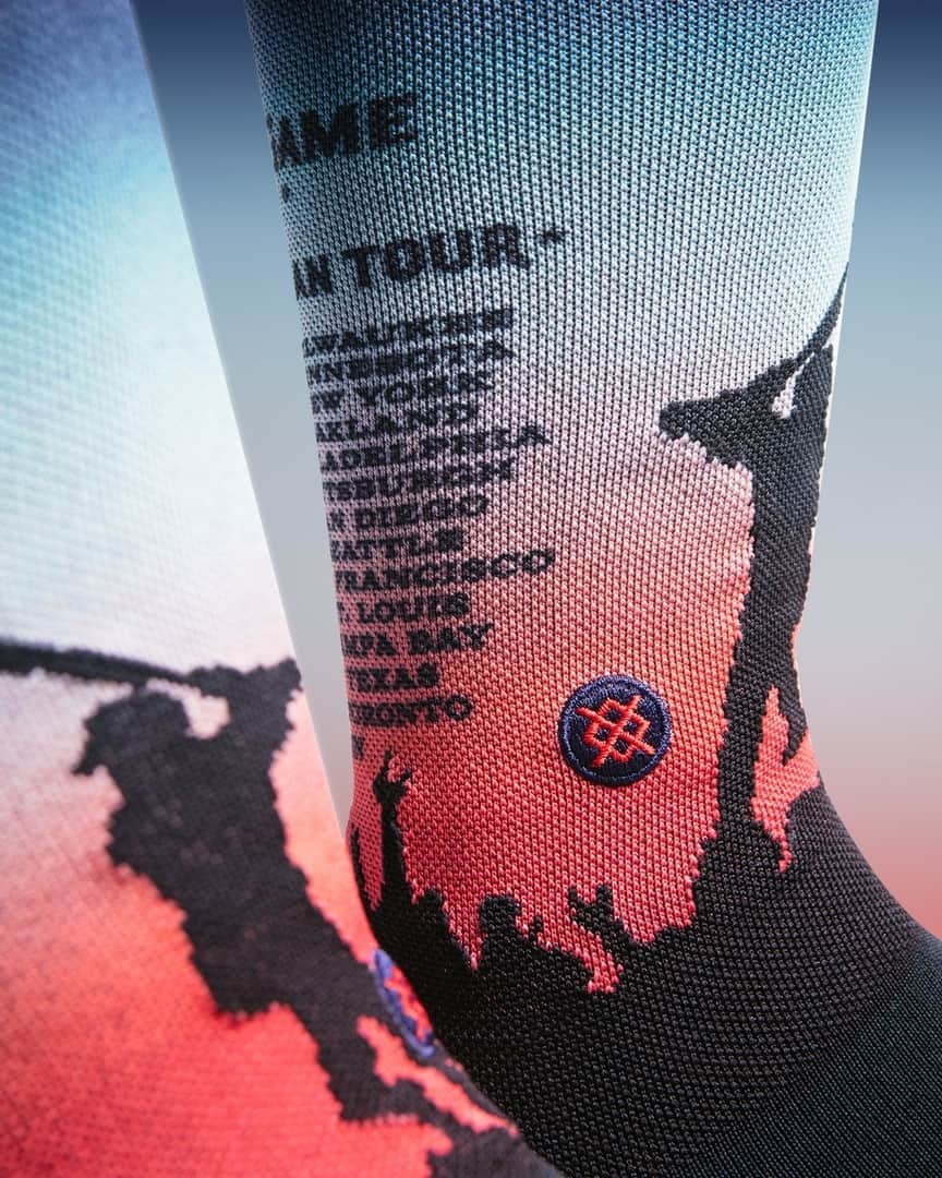 Stanceさんのインスタグラム写真 - (StanceInstagram)「1 Hit Wonder 🎸 In honor of the 2019 MLB #AllStarGame, @stancebaseball blends Cleveland's love of Rock & Roll with America's favorite pastime. Find the full 2019 @MLB All Star collection now through the link in our bio. #StanceMLB」7月1日 1時00分 - stanceofficial