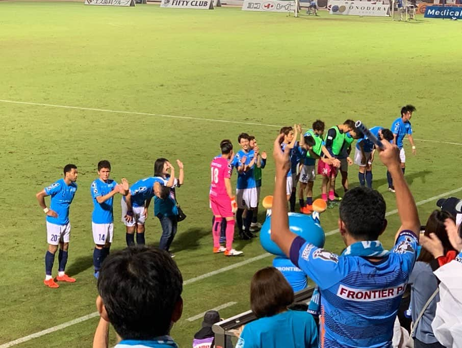 福田樹さんのインスタグラム写真 - (福田樹Instagram)「＊観戦記録＊ 2019.06.29 横浜FC × ファジアーノ岡山 ・ 5-1で見事勝利！！✨ 点が入り始めてからとにかく楽しかった🤣💕5点ゲームをこの目で見れたのは初めてだったから嬉しかったな〜☺️ ただ、5点叫んだ分しっかり声枯れました。笑 今後の試合もこのままの勢いで🙏✨ ・ ※9枚目は詐欺写真ですので実物とは異なります。 ・ #横浜FC #yokohamafc #圧勝  #hamablue #三ツ沢を青にそめよう #サッカー #サッカー女子 #ハマる横浜FC #mc #tvpersonality #soccer #football #enjoy #sports #saturdaynight #ファジアーノ岡山」7月1日 0時56分 - itsukifukuda