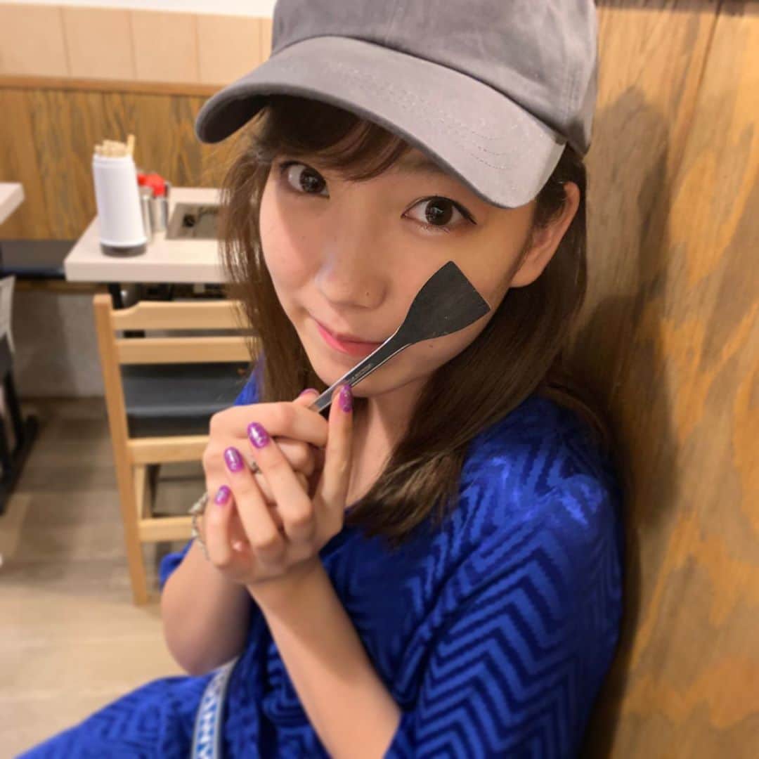 のインスタグラム：「今日はもんじゃしに月島行った🥰 もんじゃストリート 初めて通ったけどすごくて 感動した🥺  またいく！！！ #月島 #もんじゃ #京佳」