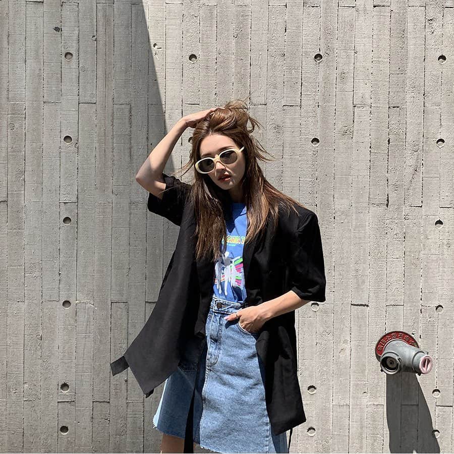 Official STYLENANDAさんのインスタグラム写真 - (Official STYLENANDAInstagram)「Today’s New🕶❤️ m.stylenanda.com #stylenanda #newarrivals」7月1日 11時55分 - houseof3ce