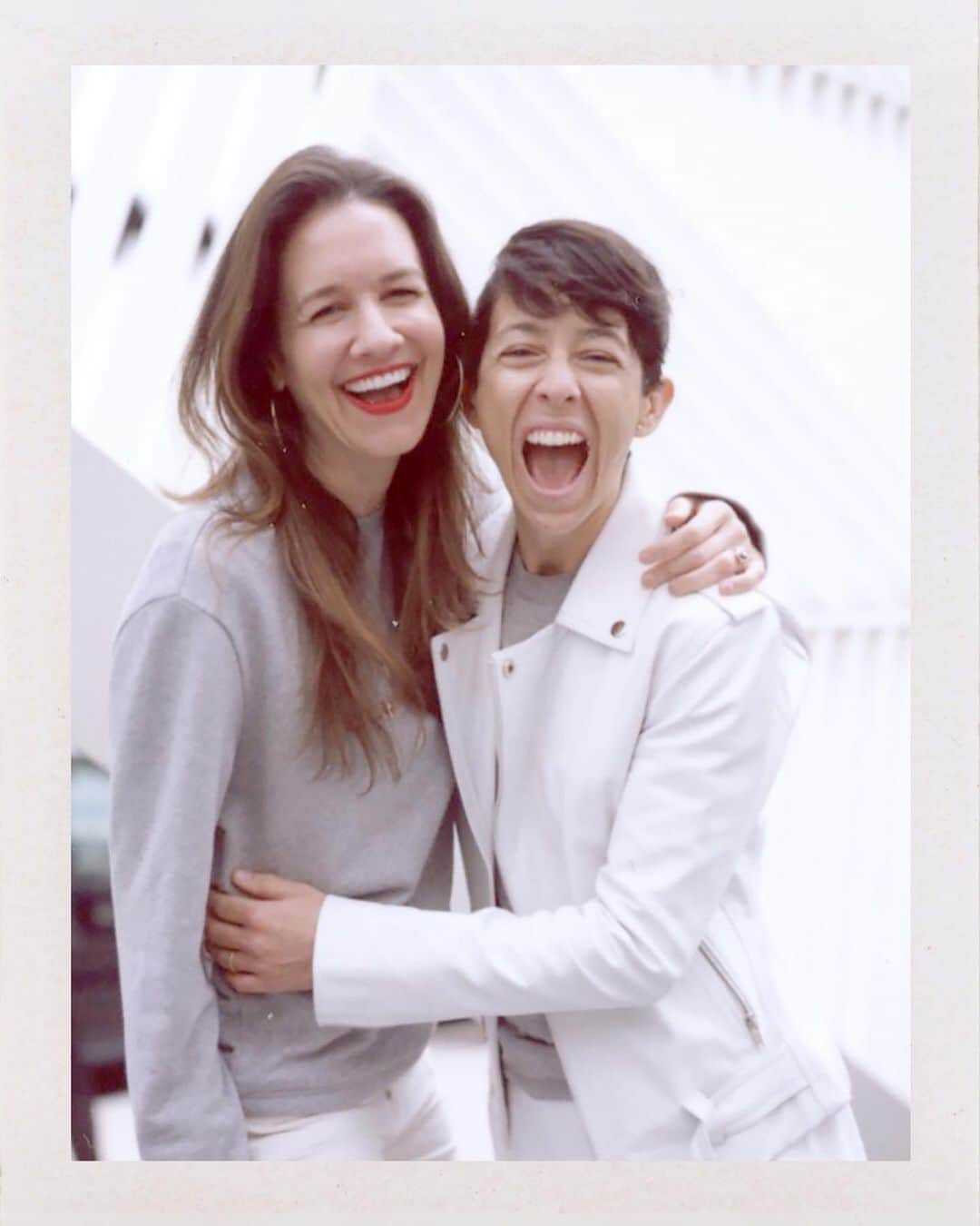 Club Monacoのインスタグラム：「"Our relationship is based on the authenticity that we share with each other and the vulnerability to be ourselves and to be open.” - Gala—and Martha, who are married ⠀⠀⠀⠀⠀⠀⠀⠀⠀ Club Monaco is proud to donate 50% of all Pride sweatshirts to Stonewall Community Foundation, supporting LGBTQIA+ organizations worldwide, 365 days a year. stonewallfoundation.org .  Share your story @clubmonaco #CMPride #Pride ⠀⠀⠀⠀⠀⠀⠀⠀⠀ Photography & Video: @urka_long Hair & Makeup: @ayumi_yamamoto.hair & @deannahaganmua ⠀⠀⠀⠀⠀⠀⠀⠀⠀ #nycaidsmemorial  #NYCAM  #rememberreflectrenew」