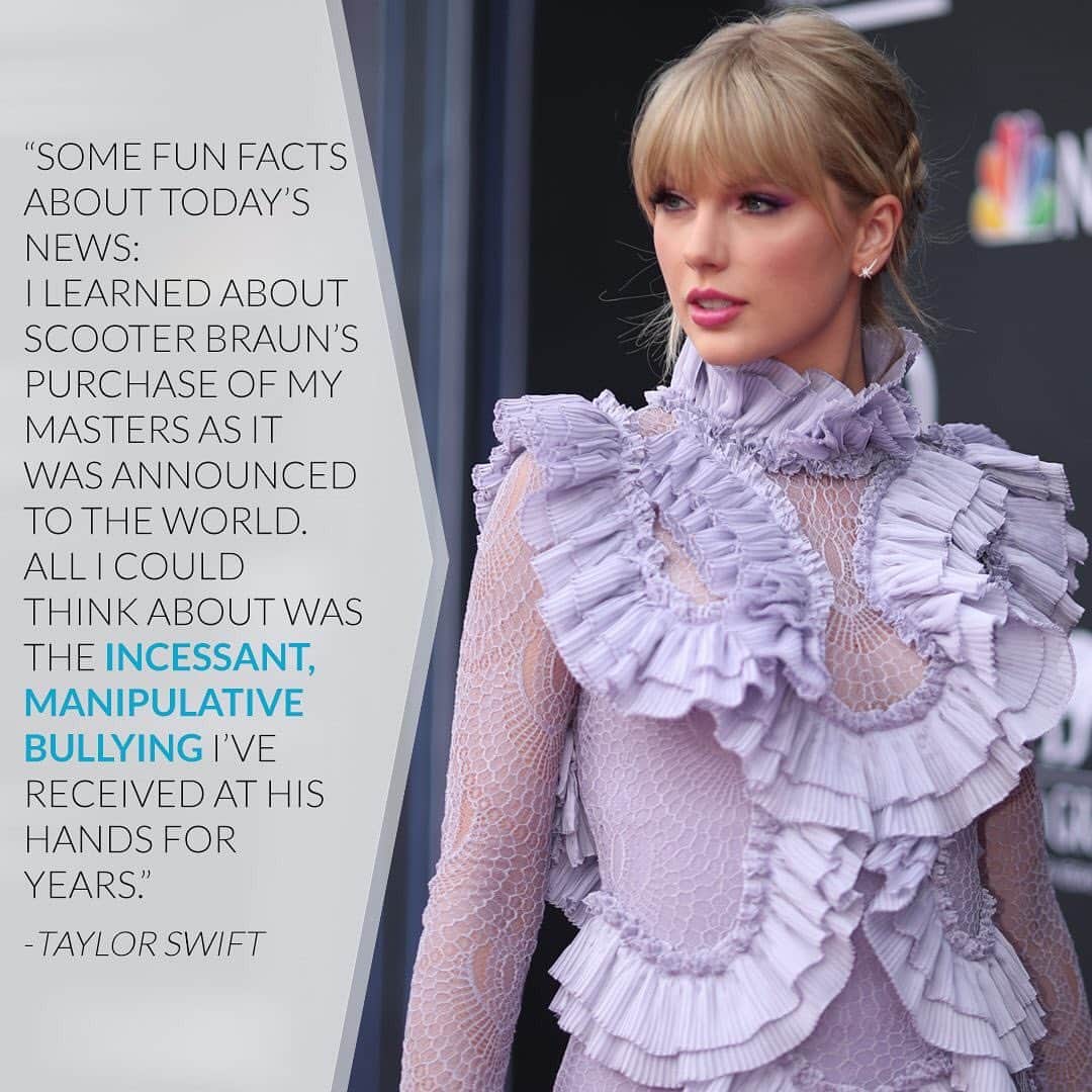 E! Onlineさんのインスタグラム写真 - (E! OnlineInstagram)「Taylor Swift is calling out Scooter Braun and the CEO of Big Machine Records after she found out Scooter now owns her entire music catalogue. Link in bio 'cause baby now they got bad blood. (📷: Getty Images)」7月1日 4時39分 - enews