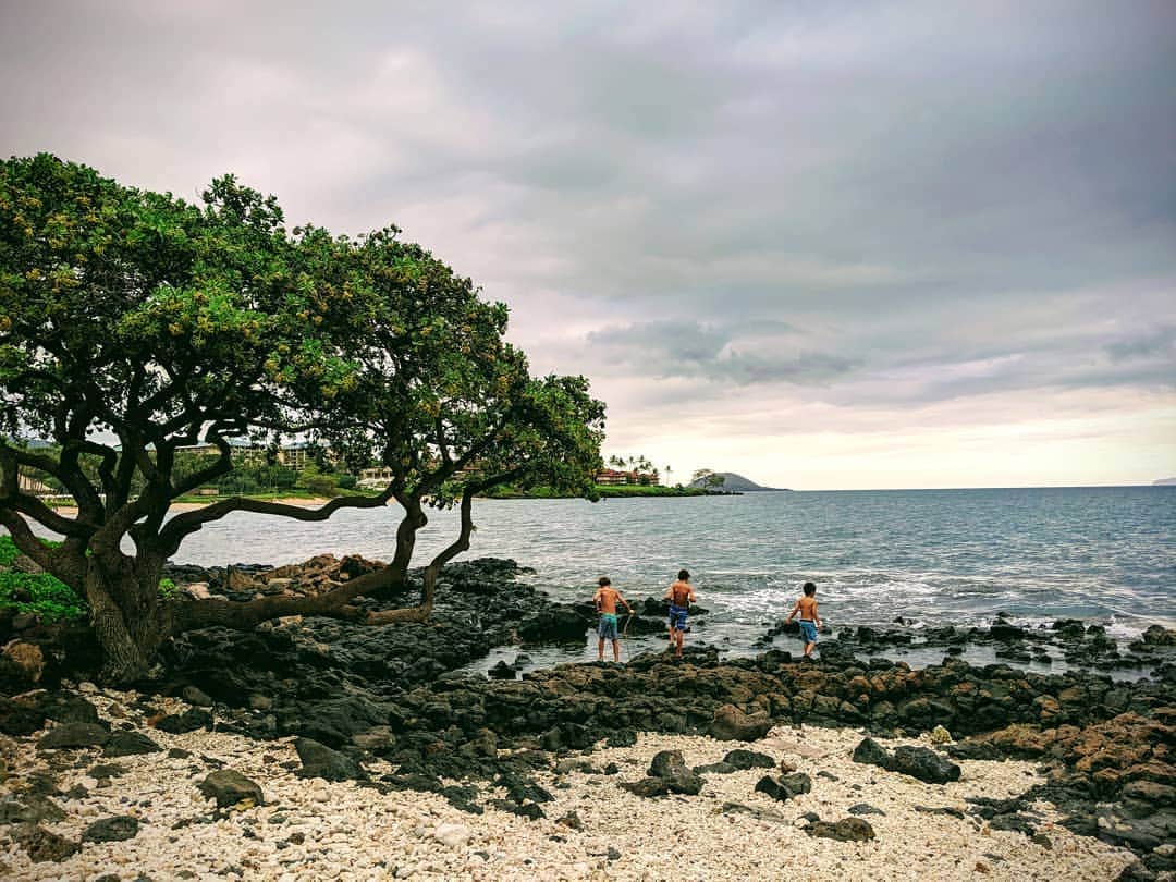 マヌ・ジノビリのインスタグラム：「🇺🇲My little explorers enjoying Hawaii! 😍 🇦🇷Mis pequeños exploradores disfrutando Hawaii. 😍」