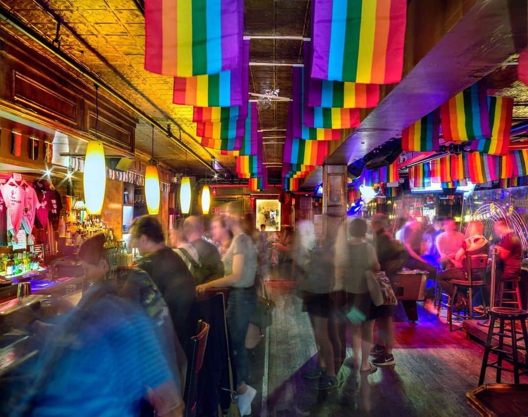 TIME Magazineさんのインスタグラム写真 - (TIME MagazineInstagram)「“I feel lucky to live in #NYC, where most places are safe and welcoming to me as a gay man. That freedom is the fruit of what in many ways began at Stonewall," says Matthew Pillsbury, who recently photographed the bar's interior. "However, when I travel with my boyfriend, gay bars are often the only places where we feel totally at ease being openly gay and affectionate with each other.” Fifty years after the #Stonewall riots, TIME commissioned photographers across America to document #LGBTQ bars throughout June. See more pictures at the link in bio. Photograph by @screenlives for TIME」7月1日 12時36分 - time