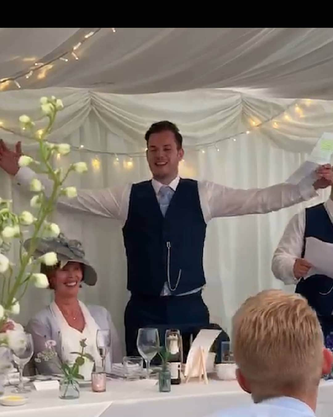 バスさんのインスタグラム写真 - (バスInstagram)「What a beautiful, beautiful day it was last week for the wedding of @cheftebbo 🤵and @steffietebbatt88 👰💍💒 . It was as an honour and a pleasure to be your best man (along with fellow best man @tye_55 ). It couldn't have gone any better on your big day. (Especially the speeches 😉) . . I wish you both all the happiness and love you guys deserve 👩‍❤️‍👨 x  #happilyeverafter #tebbattwedding #wedding #williamcecil #williamcecilhotel  #williamcecilstamford  #stamford #peterposh  #peterposhsuits #navysuits #navyandgrey #bestman #bestmanspeech #twogaijin」7月1日 7時35分 - basheemskerk_89