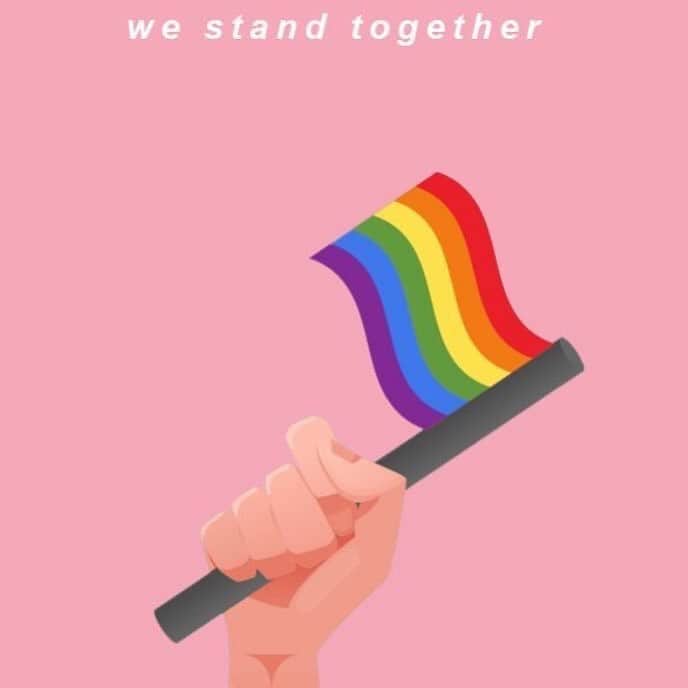 コビー・スマルダーズのインスタグラム：「Happy Pride everyone. Sending out oodles of love today. #stonewall  #loveislove」