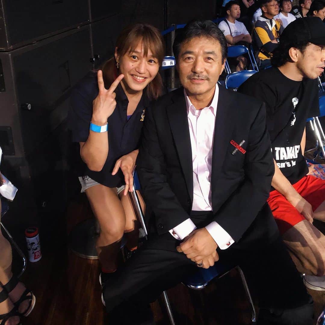 のインスタグラム：「Commissioner🌟  大好きなパンクラス廣瀬コミッショナーと写真撮っていただきました😎  久しぶりにお会いできて嬉しかったです！！！ #commissioner #pancrase #mma #photography #yesterday #longtimenosee  #パンクラス #コミッショナー #久しぶり #会えて #嬉しかった #写真」