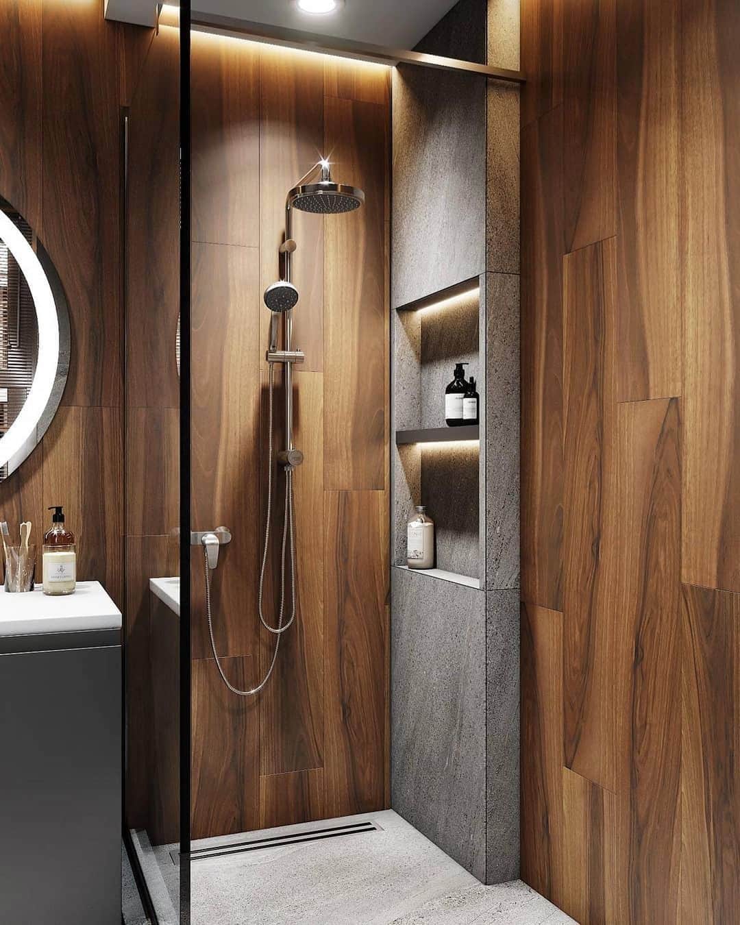 Inspirationさんのインスタグラム写真 - (InspirationInstagram)「Projeto de banheiro com a máquina de lavar dentro. Uma solução adotada em diversos países. #decorcriative #decoreinteriores. Follow @diadedecor __________________ Design by Алексей Волков Local: Moscow, Russia」7月1日 9時57分 - decorcriative