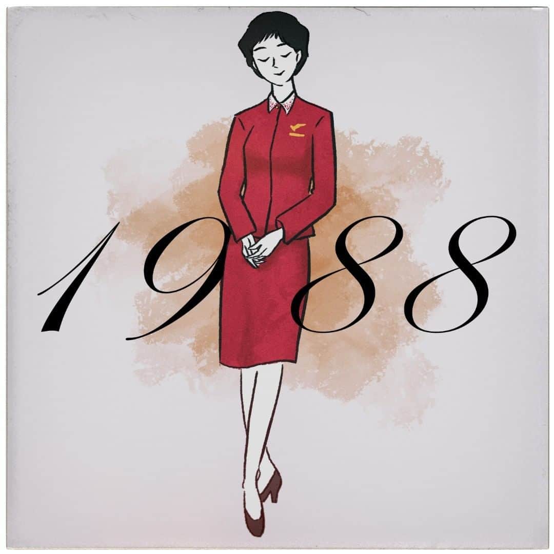 日本地区チャイナ エアラインさんのインスタグラム写真 - (日本地区チャイナ エアラインInstagram)「チャイナエアラインはお陰様で60周年。 これまでの客室乗務員の制服の歴史を振り返ります。 皆様はどの制服がお好きですか？ぜひお気に入りを見つけてみてくださいね。 1988 Adoption of some Western styles and elements 【チャイナ エアライン公式HP】 https://goo.gl/vif8Qp  #チャイナエアライン #chinaairlines #中華航空 #天合聯盟 #スカイチーム　#SkyTeam #チャイナエアラインでどこ行きたい #台湾 #台湾旅行 #60周年 #制服 #客室乗務員 #ChinaAirlinesUniformEvolution #CuteFengxianUniforms #ChinaAirlinesFavorite1973Cloak #chinaairlines #travel #aviation #holidaymode #vacationmode #travelgram #beautifuldestinations」7月1日 10時22分 - chinaairlines.jp