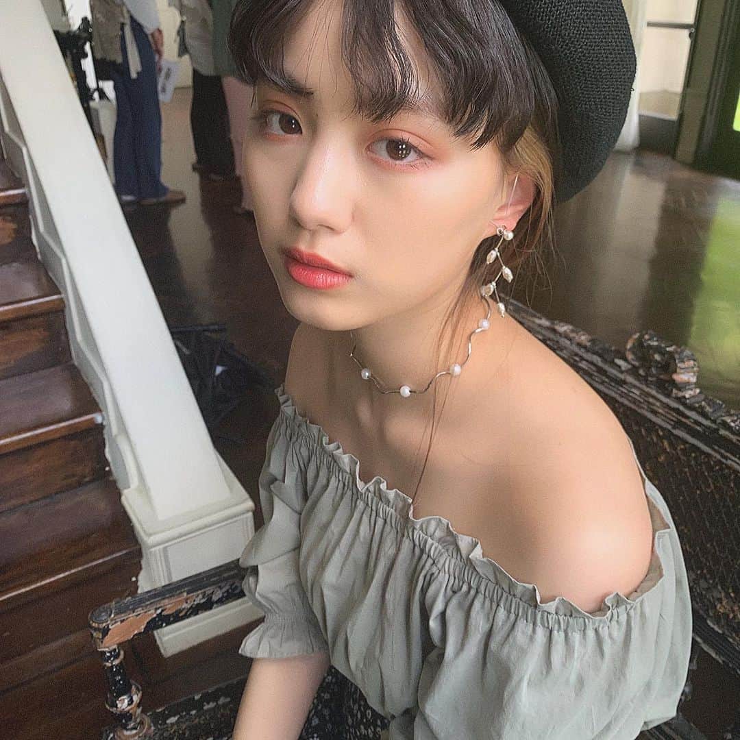 高橋有紀のインスタグラム：「wego magazine❤︎ @felonyrose__n  #hairmake #osakana_yuki」