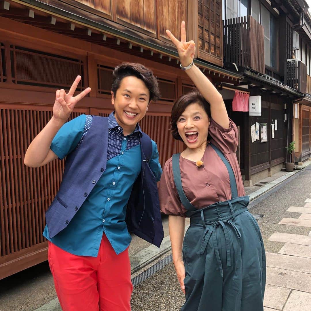 金子貴俊のインスタグラム：「大好きな郁恵さんと2人旅！ 石川県は金沢と加賀を豪華にアクティブに満喫！！素敵なお話にも感動！！ やっぱり郁恵さんは素敵すぎるー✨」