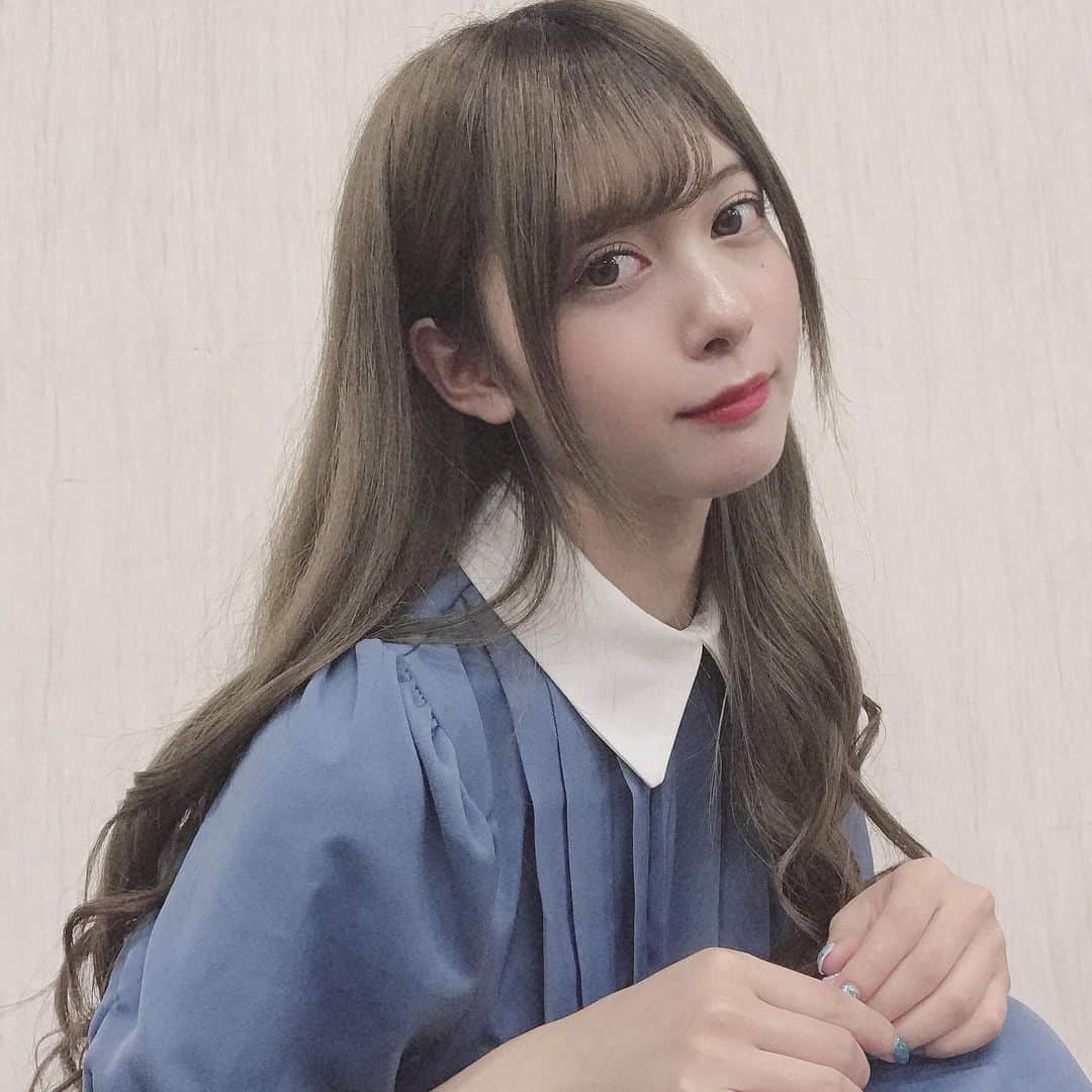 羽島めいさんのインスタグラム写真 - (羽島めいInstagram)「私たちのワンピース。👗 #神宿 #羽島めい #原宿 #私服 #レベッカブティック #青ワンピ #ファッション」7月1日 21時00分 - mei__kmyd