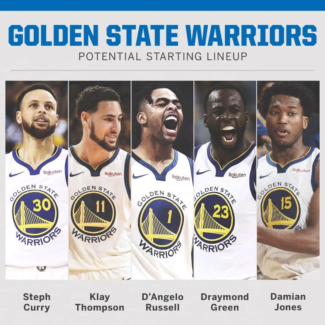 スポーツセンターさんのインスタグラム写真 - (スポーツセンターInstagram)「It's possible the Warriors could roll out this lineup come playoff time ⤴️」7月1日 13時11分 - sportscenter