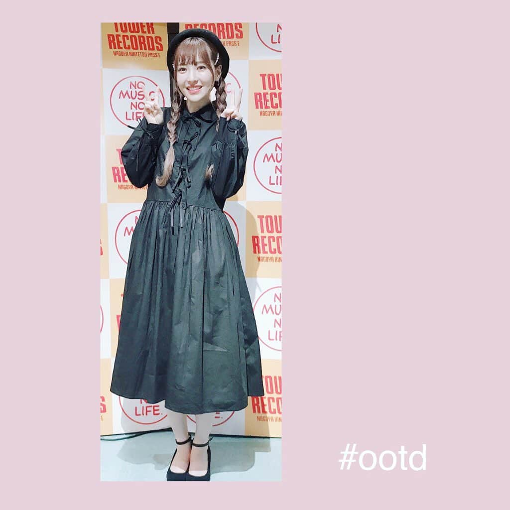 黒崎真音さんのインスタグラム写真 - (黒崎真音Instagram)「名古屋2回目✨  #黒崎真音 #ootd #タワーレコード近鉄パッセ店 #名古屋 #ruru」7月1日 15時12分 - maonkurosaki922