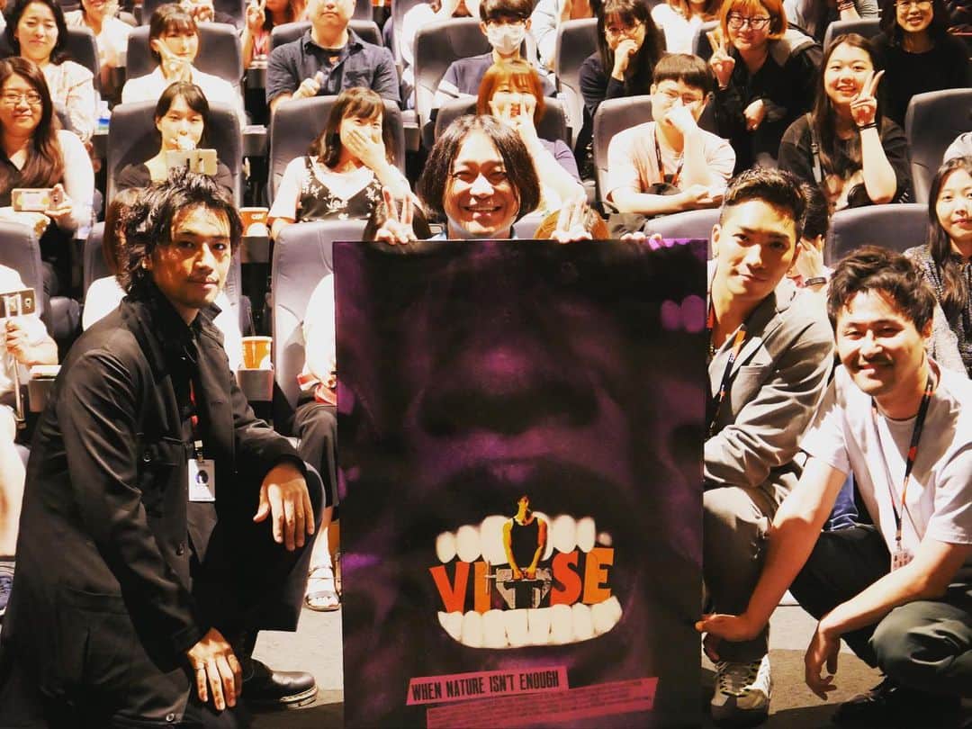 DOBERMAN INFINITYのインスタグラム：「@sway_ldh が出演した映画 @manrikimovie がプチョン国際ファンタスティック映画祭のワールドプレミアで上映🎬 #SWAY #斎藤工 #永野 #MANRIKI #プチョン国際ファンタスティック映画祭」