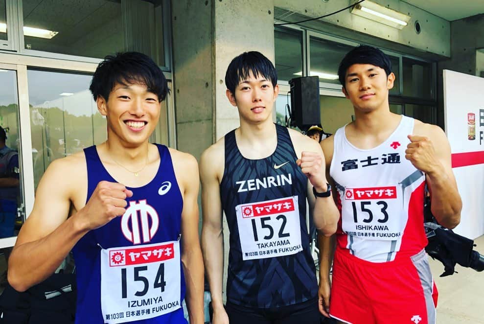 高山峻野さんのインスタグラム写真 - (高山峻野Instagram)「日本選手権 13秒36(-0.6)で優勝しました🥇 たくさんのご声援ありがとうございました！ 次も頑張ります！  #110mh」7月1日 18時43分 - shunya.takayama