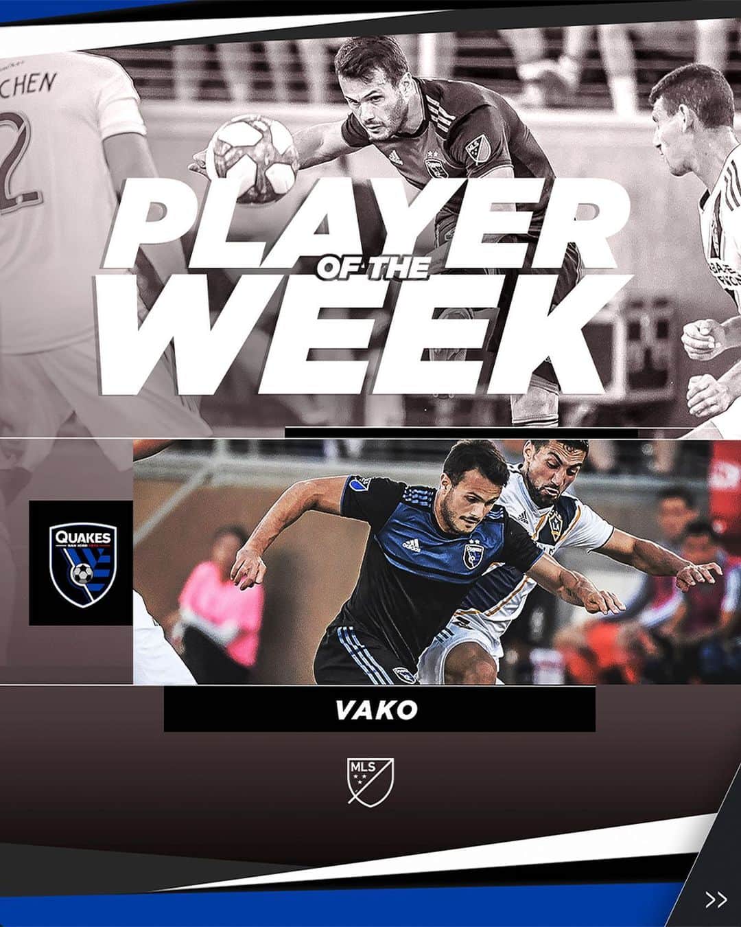 Major League Soccerさんのインスタグラム写真 - (Major League SoccerInstagram)「Vako went OFF. Three goals & one assist across two wins for the Quakes. ⚫️🔵」7月2日 6時13分 - mls