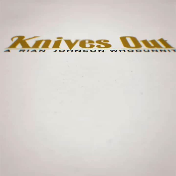 キャサリン・ラングフォードのインスタグラム：「Keep an eye out @knivesout trailer out tomorrow #knivesout」